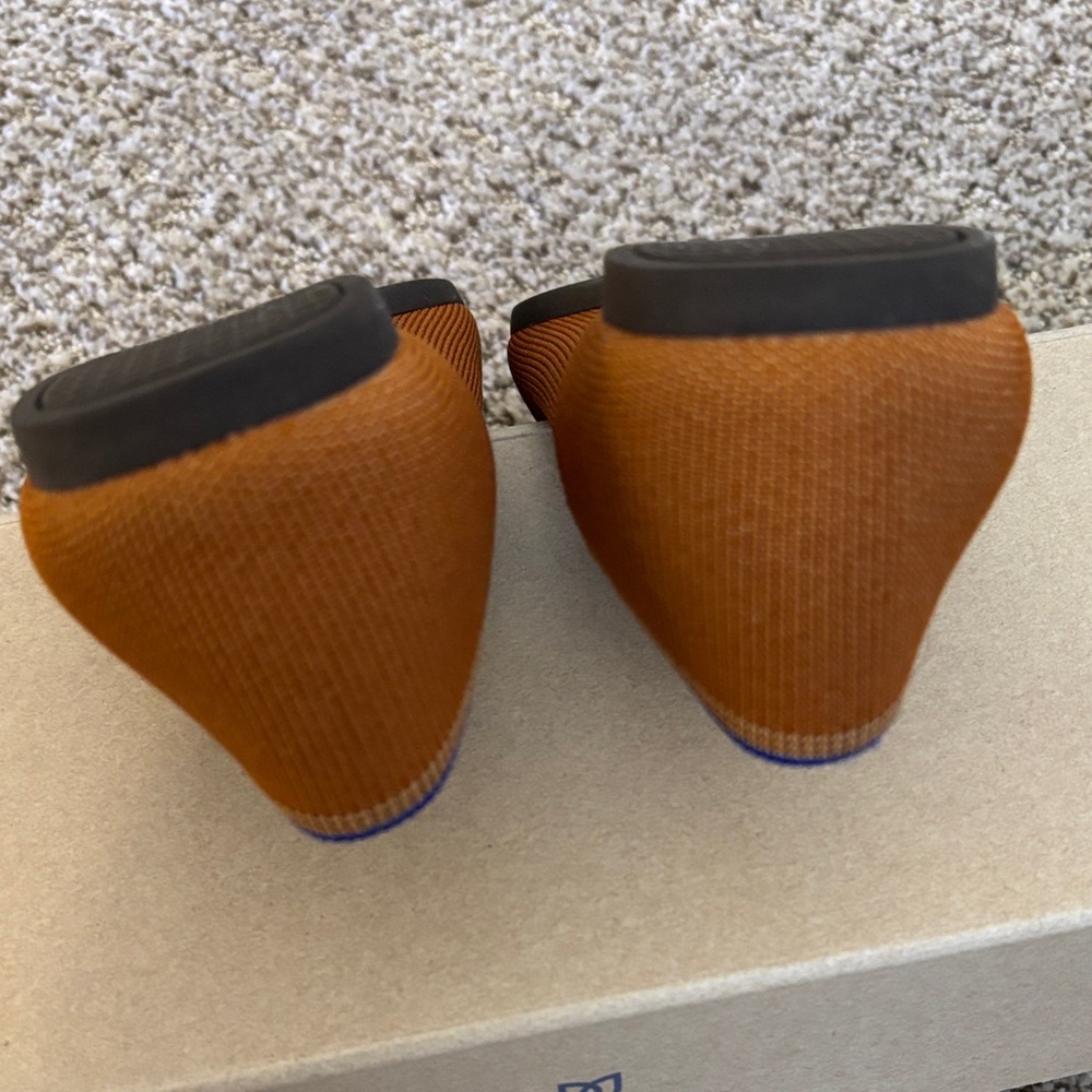 Rothy's Pointed Knit Flats in Fawn - Picture 4 of 5